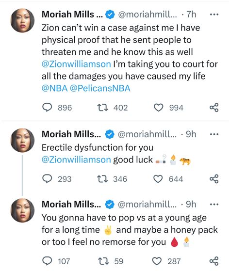 moriah mills leaks